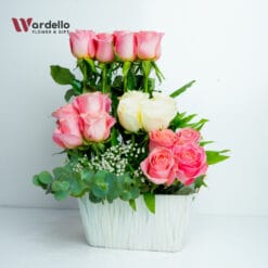 Soft Elegance Bloom Basket