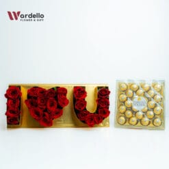 Alternative view of Golden LOVE Roses