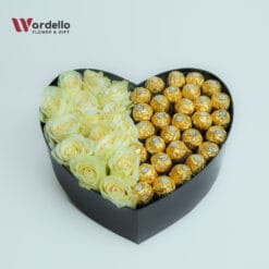 Ivory Love Heart Box