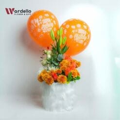 Happy birthday Orange box