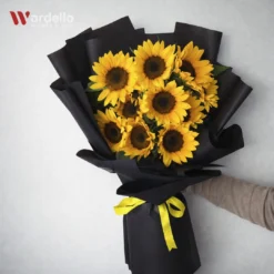 Golden Sunflower Bouquet