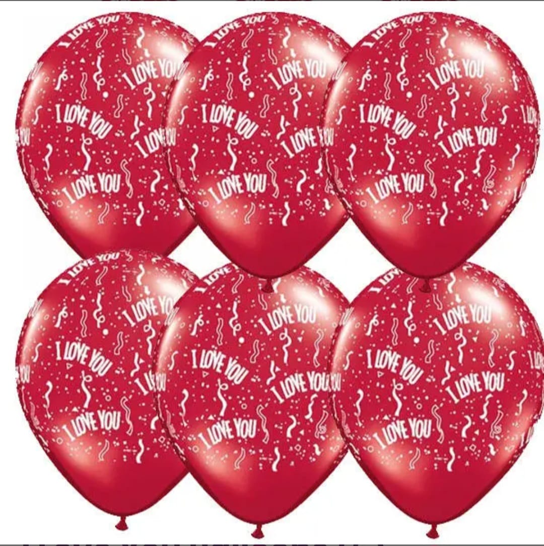 6 balloons I love you
